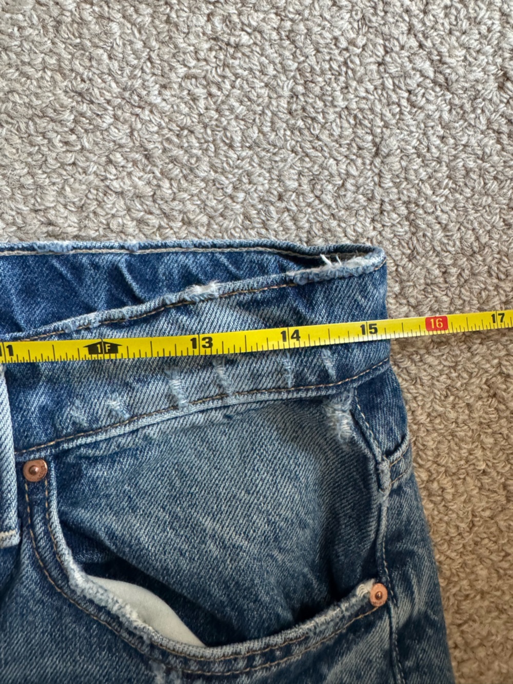 Mother Superior High Waisted Tunnel Vision Sneak in Take Me Higher Size 28 - Picture 11 of 13